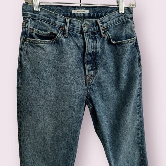 GRLFRND‎ Karolina Denim Jeans in Clementine Wash 27 Button Fly EUC - Picture 3 of 4